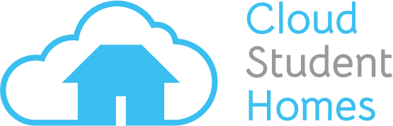 Cloud Student Homes - White Logo